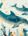 Papier Peint Animaux - Dauphin Dans L’océan