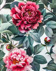 Papier peint fleuri - roses fraîches naturelles