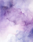 Papier Peint Aquarelle - Nuances Violettes