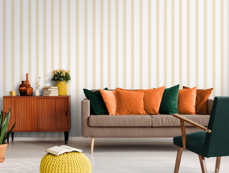 Papier Peint Design - Rayures Raffinées