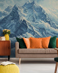 Papier Peint Illustration - Montagne Et Nuages