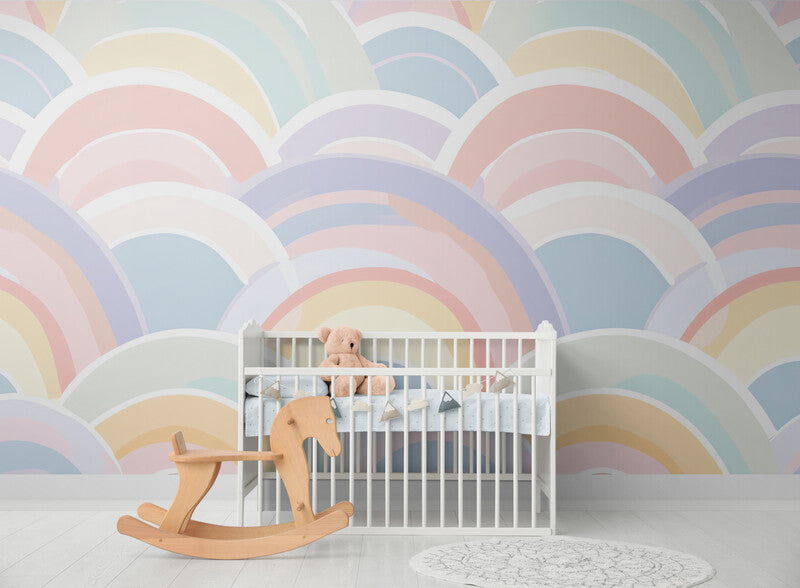 Papier Peint Arc-En-Ciel - Couleurs Vives