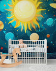 Papier Peint Enfant - Système Solaire