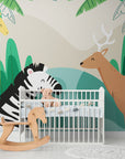 Papier Peint Enfant - Animaux De La Jungle