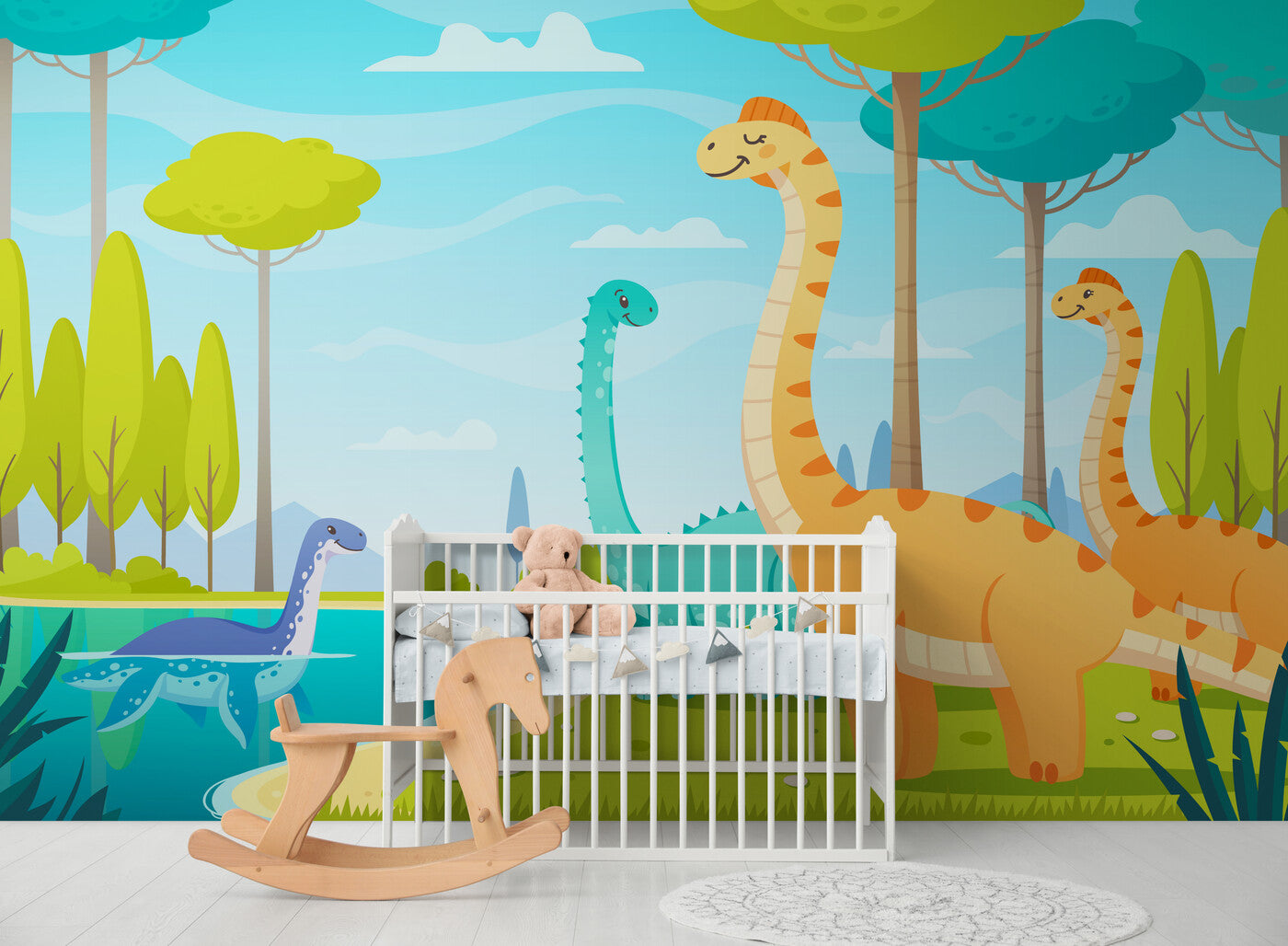 Children's Wallpaper - Dinosaur World