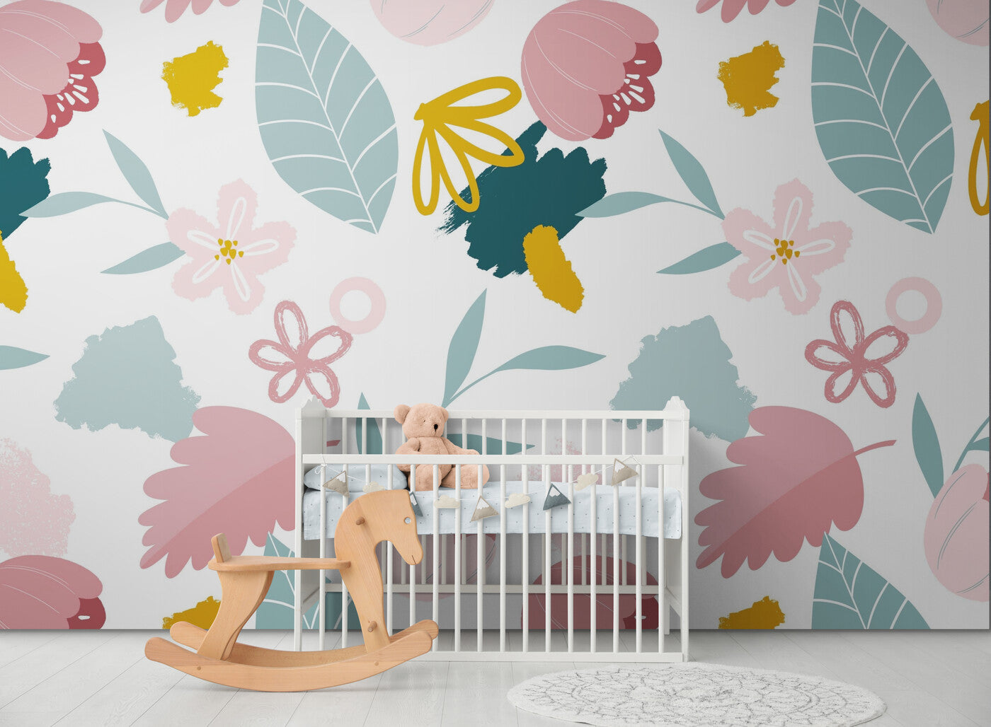 Floral Wallpaper - Colorful Bohemian Composition