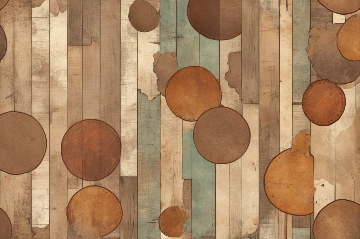 Wood Wallpaper - Rustic Charm