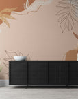 Papier Peint Art & Déco- Terracotta Clair