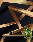 Art Deco Wallpaper - Gold and Black Structure