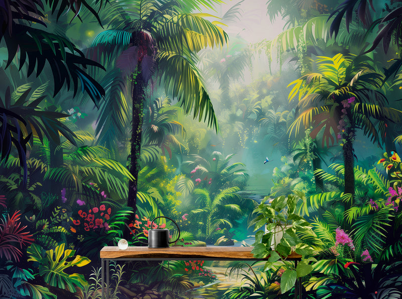 Papier Peint Exotique - Jungle Tropicale