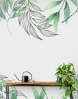 Papier Peint Feuillage - Forêt Tropicale Verte