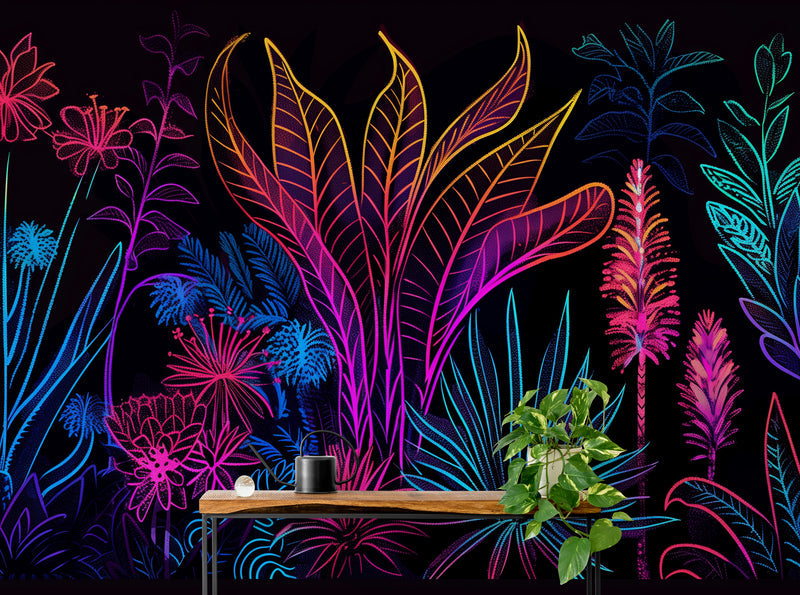 Papier Peint Exotique - Plantes Tropicales Design